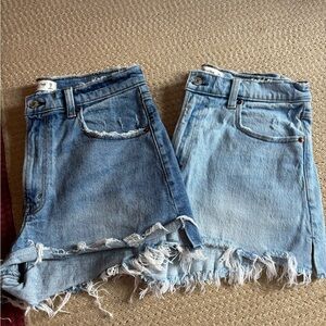 Abercrombie and finch The cutoff short size 6 lot of 2